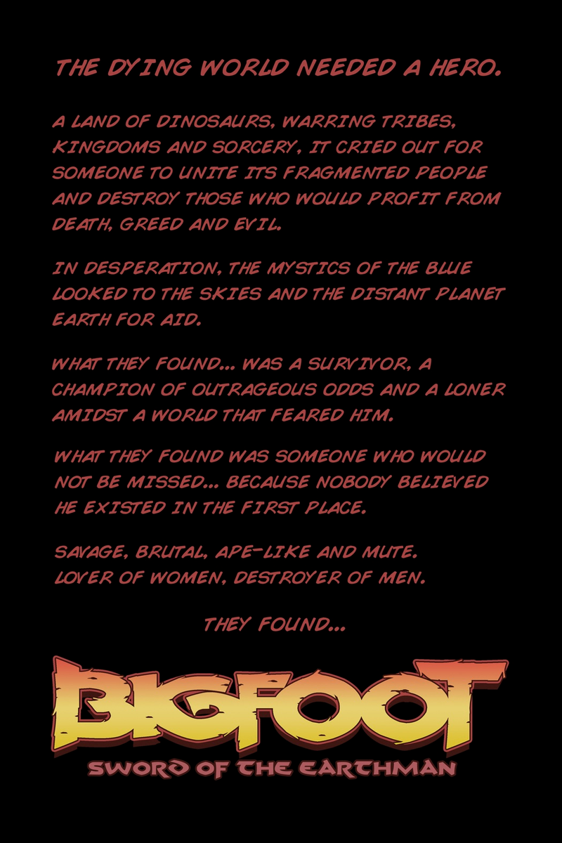 Illustration for article titled Bigfoot with a Sword on Mars = Best Comic Book Premise This Month